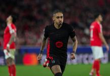 Raphinha se viste de héroe: Barcelona vence 1-0 al Benfica en la ida de los octavos de final de la Champions Raphinha vs Benfica
