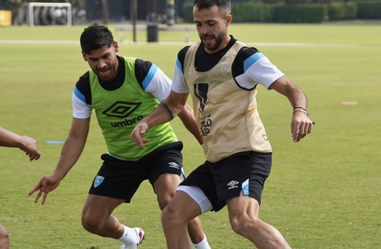 Guatemala se juega esta noche su pase a la Copa Oro cuando enfrente en el partido de vuelta de las preliminares a su similar de Guyana..Foto La Hora: Fedefut
