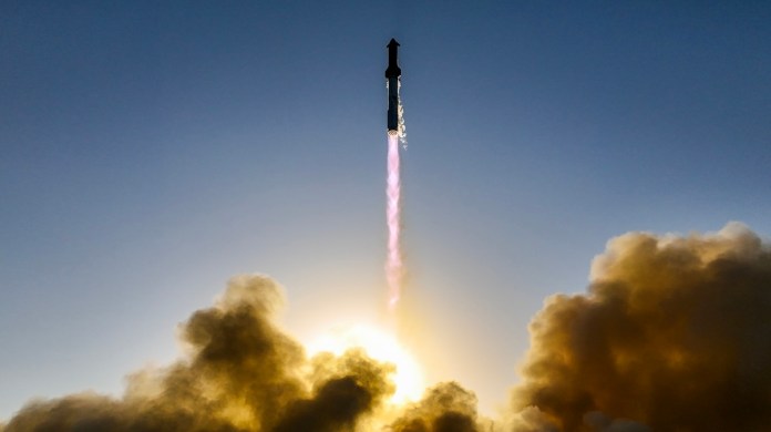 Despegue de Starship realizado el 6 de marzo del 2025. Foto La Hora: SpaceX