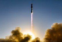 FAA Ordena a SpaceX que investigue explosión de otra nave Starship Despegue de Starship realizado el 6 de marzo del 2025. Foto La Hora: SpaceX
