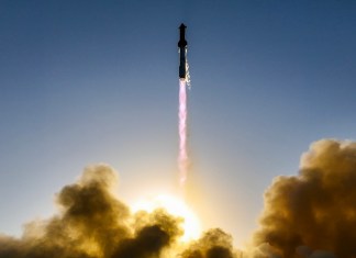 Despegue de Starship realizado el 6 de marzo del 2025. Foto La Hora: SpaceX