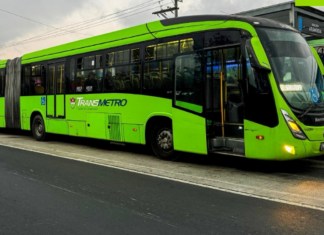 Suspensión servicio de Transmetro