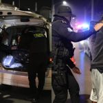 Autoridades realizan la identificación de "taxis pirata" en el bulevar El Milagro, zona 6 de Mixco, en búsqueda de ilícitos y armas.