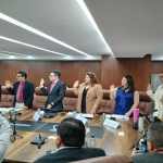 Autoridades de Salud y Finanzas explican proceso por el incremento salarial a salubristas. Foto: La Hora