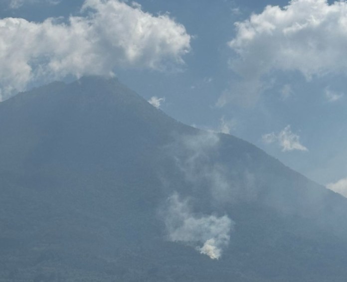 Volcán de Agua: Conred reporta incendio forestal en proceso de liquidación