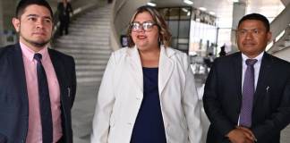 Abogados de querellantes adhesivos solicitaron el cambio de juzgado. Foto La Hora: Fabricio Alonzo
