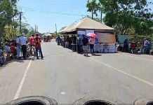 CIV hará visita a proyectos paralizados que provocaron bloqueo en frontera Ciudad Pedro de Alvarado Bloqueo en Moyuta, frontera Ciudad Pedro de Alvarado. Foto: Municipalidad de Moyuta / La Hora