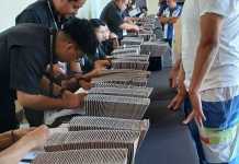 El templo de El Calvario realiza la entrega de turnos para la procesión de Jesús de la Justicia. Foto La Hora: Herbert Marroquín