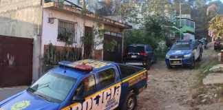 PNC realiza allanamientos en zona 18 por asesinato de alcalde de Chuarrancho. Foto La Hora: PNC