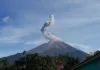 Volcán de Fuego. Foto: Conred / La Hora