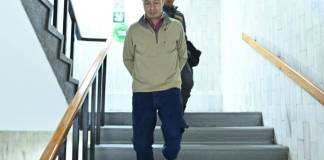 Edy Vásquez Rabanales, ex subinspector de PNC vinculado a la muerte de un ciudadano canadiense. Foto La Hora: Fabricio Alonzo