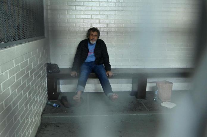 El líder de Los Huistas, Aler Baldomero Samayoa Recinos. Foto La Hora: Fabricio Alonzo.