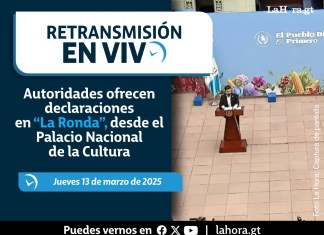 Autoridades participan este jueves 13 de marzo en la “Ronda”, espacio en donde responderán a preguntas de medios de comunicación. Foto La Hora: Captura de Pantalla.