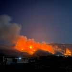 Incendio descontrolado consume el vertedero municipal de Sacapulas, Quiché
