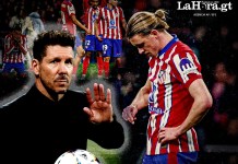 El «Cholo Simeone» y las derrotas del Atlético de Madrid en momentos clave Las derrotas del Atlético de Madrid en momentos claves desde la era del "Cholo" Simeone". Foto La Hora: AP Y EFE.
