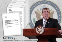 Departamento de Estado destaca esfuerzos de Arévalo contra el narcotráfico a pesar de corrupción, debilidad institucional y tensiones Bernardo Arévalo. Diseño La Hora: Alejandro Ramírez