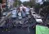 El bloqueo frente a la colonia La Bethania, en la zona 7 de la capital, continúa afectando con circulación vial con dirección al sur y norte de la Ciudad. Foto La Hora: Fabricio Alonzo.