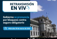 Retransmisión: Gobierno se pronuncia por bloqueos contra seguro obligatorio Foto La Hora: AGN