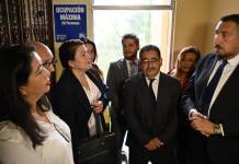 Nuevas autoridades del Cang encontraron instalaciones cerradas. Foto La Hora: Fabricio Alonzo