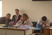 Tribunal Tercero de Sentencia Penal escucha últimas pruebas en juicio contra Óscar Roberto Montt. Foto La Hora: Fabricio Alonzo