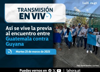 Aficionados se hicieron presentes al Estadio Cementos Progreso para ver el encuentro entre Guatemala y Guyana. Foto La Hora: Daniel Ramírez.