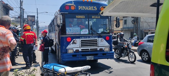 ataque armado contra bus de zona 18