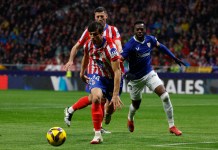 En un duelo clave el Atlético de Madrid superó por la mínima 1-0 al Athletic de Bilbao con un gol determinante de Julián Álvarez.