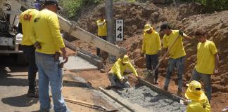 Conforme lo indicado los trabajos de rehabilitación de la autopista Palín-Escuintla, en el kilómetro 44, se encuentran en la recta final.