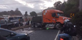 PROVIAL informa sobre una triple colisión ocurrida en el kilómetro 47 de la ruta Interamericana, mismo que ha provocado tráfico en dirección al occidente del país.