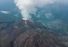 Debido a la actividad del volcán Santiaguito, autoridades han monitoreado los cultivos de siete municipios ante la caída de ceniza volcánica.