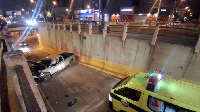 Accidente de transito en bulevar Los Próceres. Foto: CBM