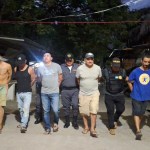 Integrantes de "Falsos Pastores" intentaron escapar de la cárcel de Izabal. Foto La Hora: PNC