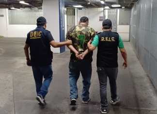 Capturan a integrante de "Piratas de la Muerte". Foto La Hora: PNC