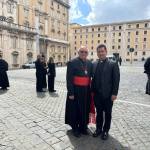 El cardenal Álvaro Ramazzini se despidió del Papa Francisco. Foto: Radio Estrella