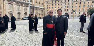 El cardenal Álvaro Ramazzini se despidió del Papa Francisco. Foto: Radio Estrella