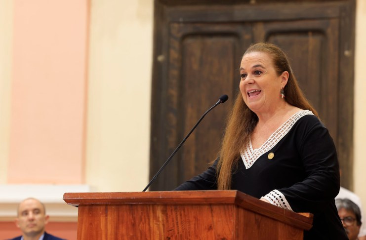 La ministra de Educación, Anabella Giracca.