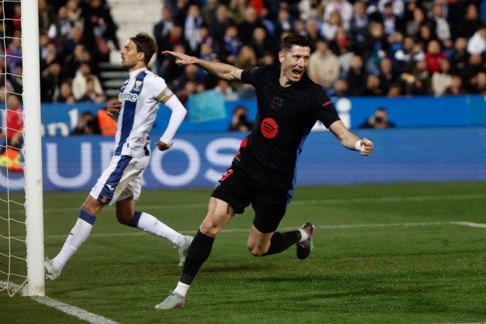 0-1. El Barcelona sufre para ganar en Leganés Barcelona