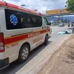 Accidente provoca complicación de movilidad al sur del país. Foto La Hora: Bomberos Voluntarios