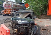 Accidente de tránsito deja al menos tres fallecidos en el kilómetro 96 de la ruta a Puerto Quetzal El accidente de tránsito se registró en el km 96 ruta a Puerto Quetzal. Foto La Hora: Cortesía