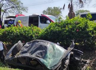 Accidente autopista Puerto Quetzal