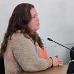 Ingrid Orellana Guala, acusada de dar muerte a una bebe de 7 meses. Foto La Hora: Sergio Osegueda