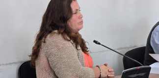 Ingrid Orellana Guala, acusada de dar muerte a una bebe de 7 meses. Foto La Hora: Sergio Osegueda
