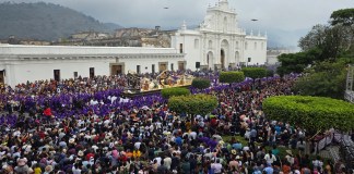 Antigua Guatemala durante el Quinto domingo de Cuaresma