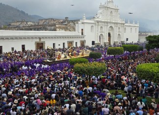 Antigua Guatemala durante el Quinto domingo de Cuaresma