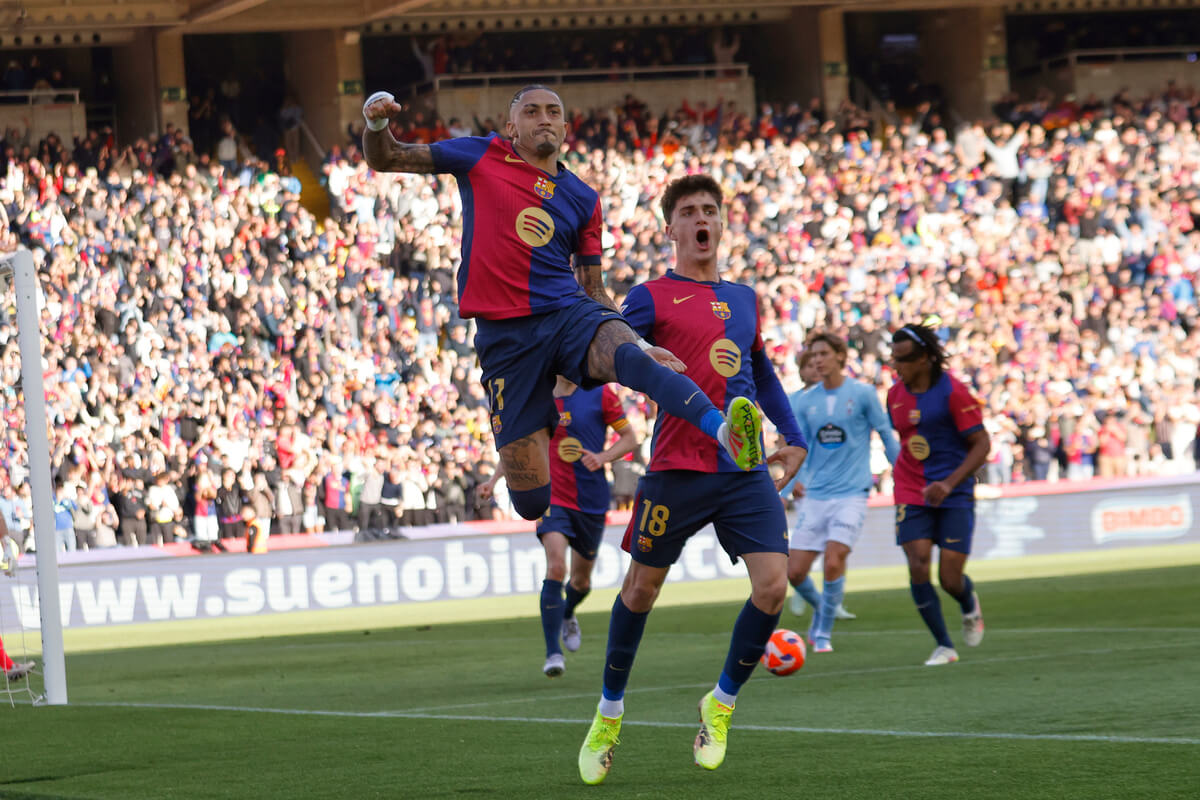 El Barcelona continua en su camino hacia el título de La Liga con una emocionante remontada ante el Celta