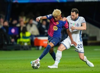 Barcelona e Inter de Milán empatan en Champions