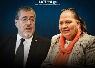 Presidente Bernardo Arévalo y Fiscal General María Consuelo Porras