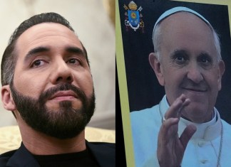 Bukele lamentó el fallecimiento del Papa Francisco