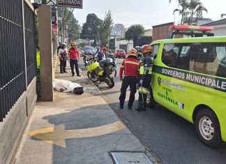 Ataque armado en zona 14 deja un hombre fallecido y una mujer de la tercera edad herida