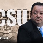 El rector de la USAC, Walter Mazariegos